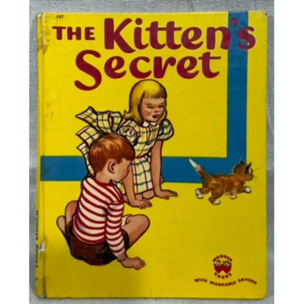Vintage 1950 The Kittens Secret Wonder Books Margaret Gossett Mary Barton 527